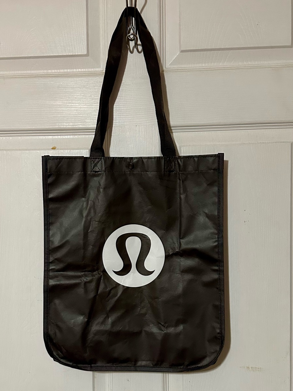 lululemon athletica Black Tote with White Logo